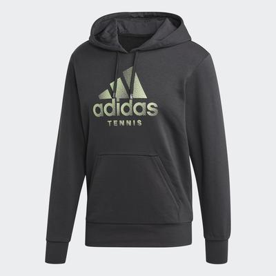 Adidas Mens Tennis Hoodie - Carbon - main image