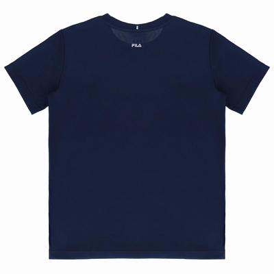 Fila Kids Logo T-Shirt - Peacoat