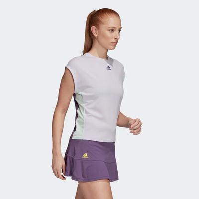 Adidas Womens Heat Ready Tee - Purple Tint - main image