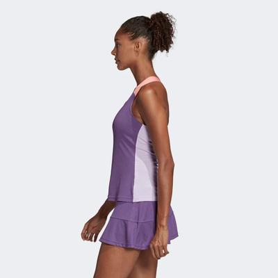 Adidas Womens Heat Ready Y-Tank - Tech Purple - main image