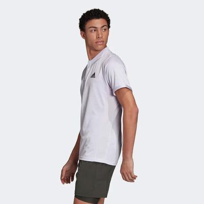 Adidas Mens Freelift Heat Polo - Purple Tint - main image