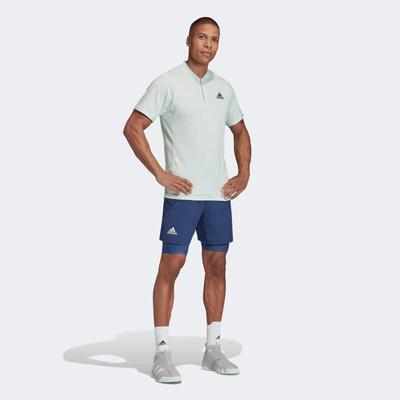 Adidas Mens Freelift Heat Polo - Dash Green - main image