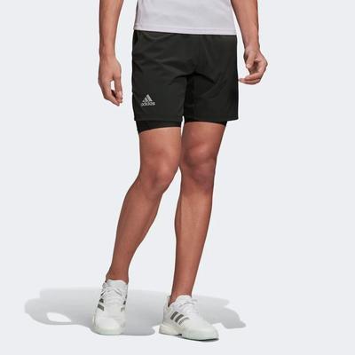 Adidas Mens Heat 2in1 Shorts - Legend Earth - main image