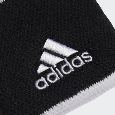Adidas Tennis Small Wristband - Black/White - main image