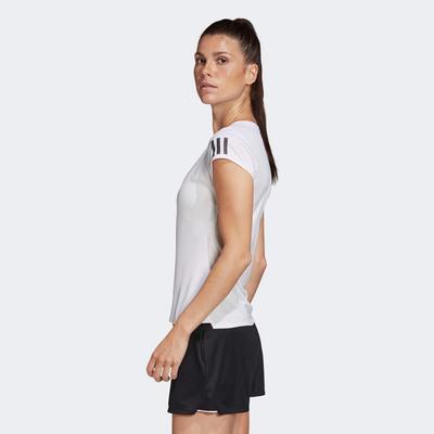 Adidas Womens 3-Stripes Club Tee - White - main image