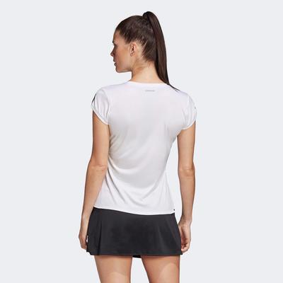 Adidas Womens 3-Stripes Club Tee - White - main image