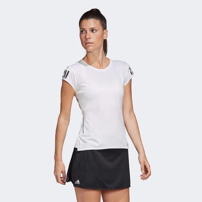 Adidas Womens 3-Stripes Club Tee - White - main image