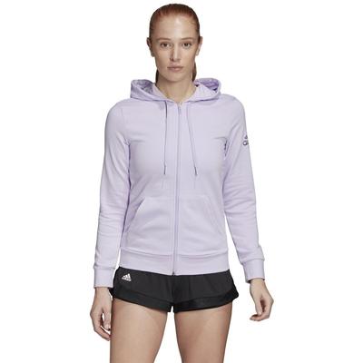 Adidas Womens Club Hoodie - Purple Tint