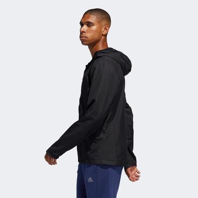 Adidas Mens Own The Run Jacket - Black - main image