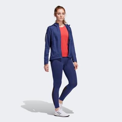 Adidas Womens Own The Run Leggings - Tech Indigo - main image