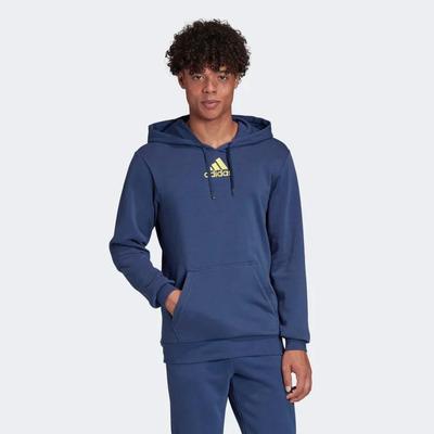 Adidas Mens Graphic Hoodie - Tech Indigo - main image