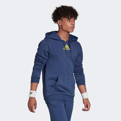 Adidas Mens Graphic Hoodie - Tech Indigo - main image