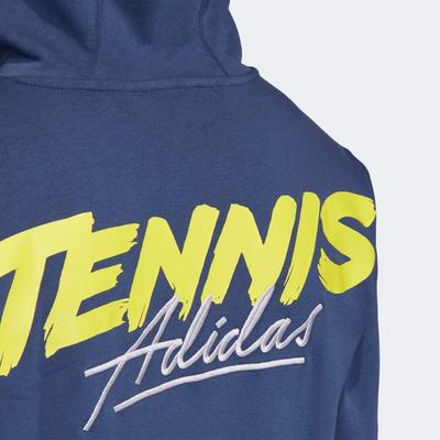 Adidas Mens Graphic Hoodie - Tech Indigo - main image