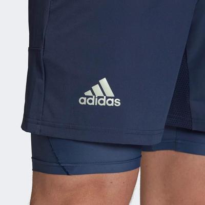 Adidas Mens Heat 2in1 Short - Tech Indigo - main image