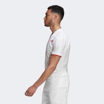 Adidas Mens Freelift Tennis T-Shirt Engineered - White