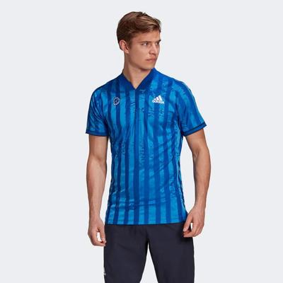 Adidas Mens Freelift Tennis T-Shirt Engineered - Royal Blue - main image