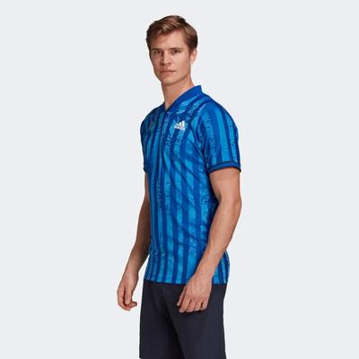 Adidas Mens Freelift Tennis T-Shirt Engineered - Royal Blue - main image