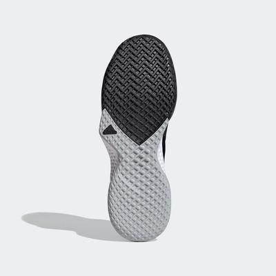 Adidas Mens Adizero Club Tennis Shoes - Black/Silver - main image