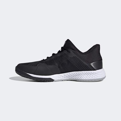 Adidas Mens Adizero Club Tennis Shoes - Black/Silver - main image