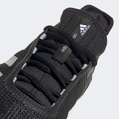 Adidas Mens Adizero Club Tennis Shoes - Black/Silver - main image