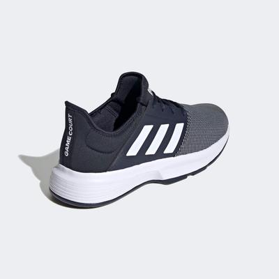 Adidas Mens GameCourt Tennis Shoes - Legend Ink/Cloud White - main image
