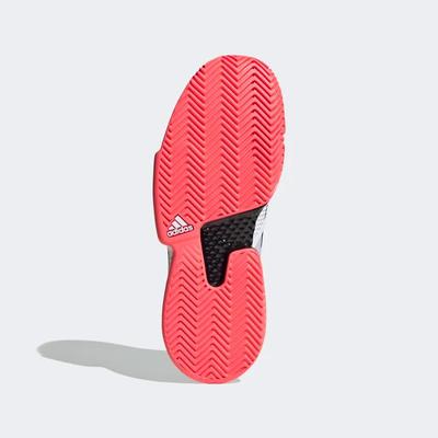 Adidas Mens SoleCourt Tennis Shoes - Cloud White/Signal Pink - main image