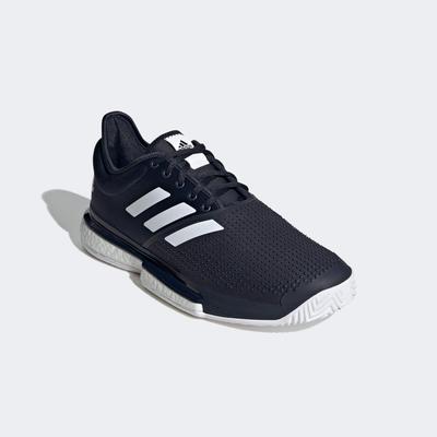Adidas Mens SoleCourt Tennis Shoes - Legend Ink - main image