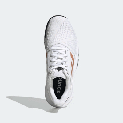 Adidas Womens CourtJam Bounce Tennis Shoes - Cloud White - main image