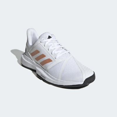 Adidas Womens CourtJam Bounce Tennis Shoes - Cloud White - main image