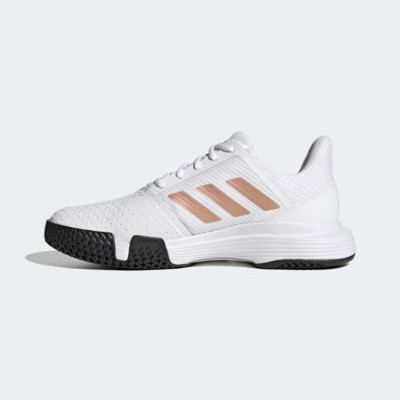 Adidas Womens CourtJam Bounce Tennis Shoes - Cloud White - main image