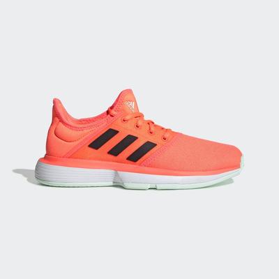 Adidas Kids SoleCourt Tennis Shoes - Orange - main image