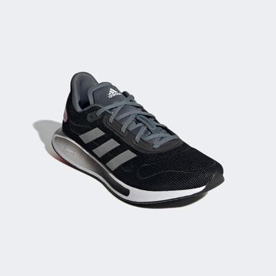 Adidas Womens Galaxar Running Shoes - Core Black/Fresh Candy - main image