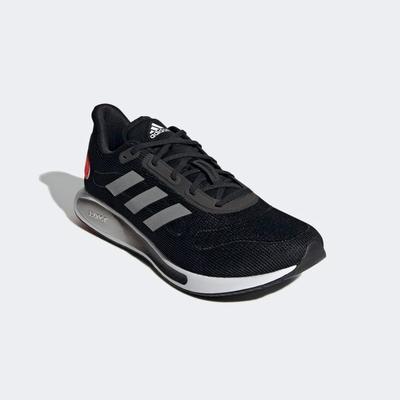 Adidas Mens Galaxar Running Shoes - Core Black/Solar Red