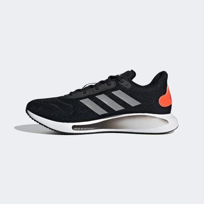 Adidas Mens Galaxar Running Shoes - Core Black/Solar Red - main image
