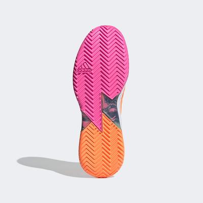Adidas Mens Adizero Ubersonic 4 Tennis Shoes - Screaming Orange