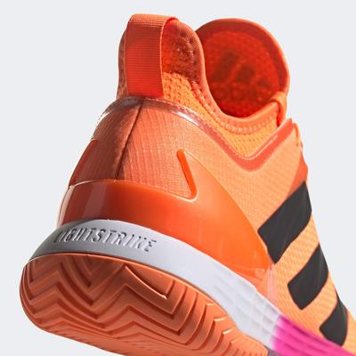 Adidas Mens Adizero Ubersonic 4 Tennis Shoes - Screaming Orange ...