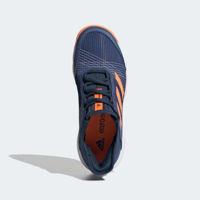 Adidas Kids Adizero Club Tennis Shoes - Crew Blue/Screaming Orange - main image