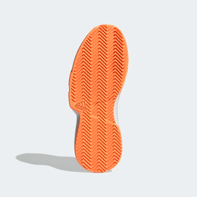 Adidas Kids CourtJam XJ Tennis Shoes - Crew Navy/Screaming Orange - main image