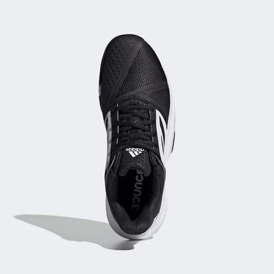 Adidas Mens CourtJam Bounce Clay Tennis Shoes - Black/White - main image