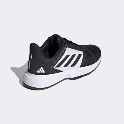 Adidas Mens CourtJam Bounce Clay Tennis Shoes - Black/White - main image