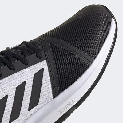Adidas Mens CourtJam Bounce Clay Tennis Shoes - Black/White - main image