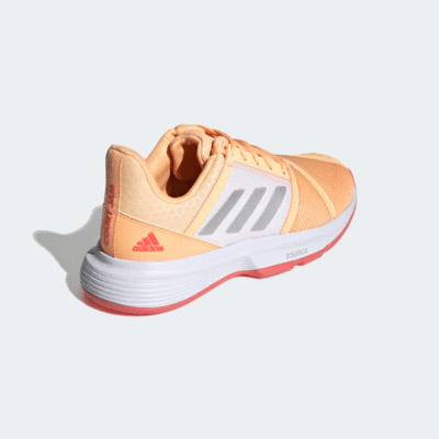 Adidas Womens CourtJam Bounce Tennis Shoes - Acid Orange - main image