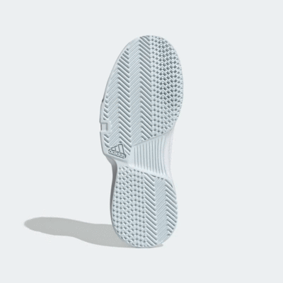 Adidas Womens GameCourt Tennis Shoes - Cloud White/Silver - main image