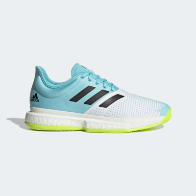 Adidas Mens SoleCourt Tennis Shoes - Blue/Cloud White - main image