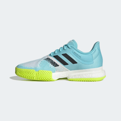 Adidas Mens SoleCourt Tennis Shoes - Blue/Cloud White - main image