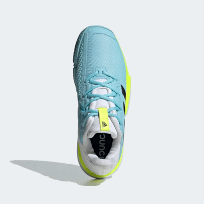 Adidas Mens SoleMatch Bounce Tennis Shoes - Hazy Blue - main image