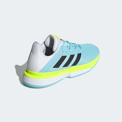 Adidas Mens SoleMatch Bounce Tennis Shoes - Hazy Blue - main image
