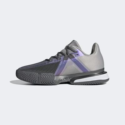 Adidas Womens SoleMatch Bounce Tennis Shoes - Silver Metallic - main image