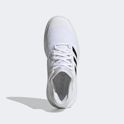 Adidas Womens Court Team Bounce Indoor Court Shoes -  White/Black - main image