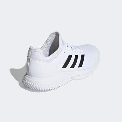 Adidas Womens Court Team Bounce Indoor Court Shoes -  White/Black - main image